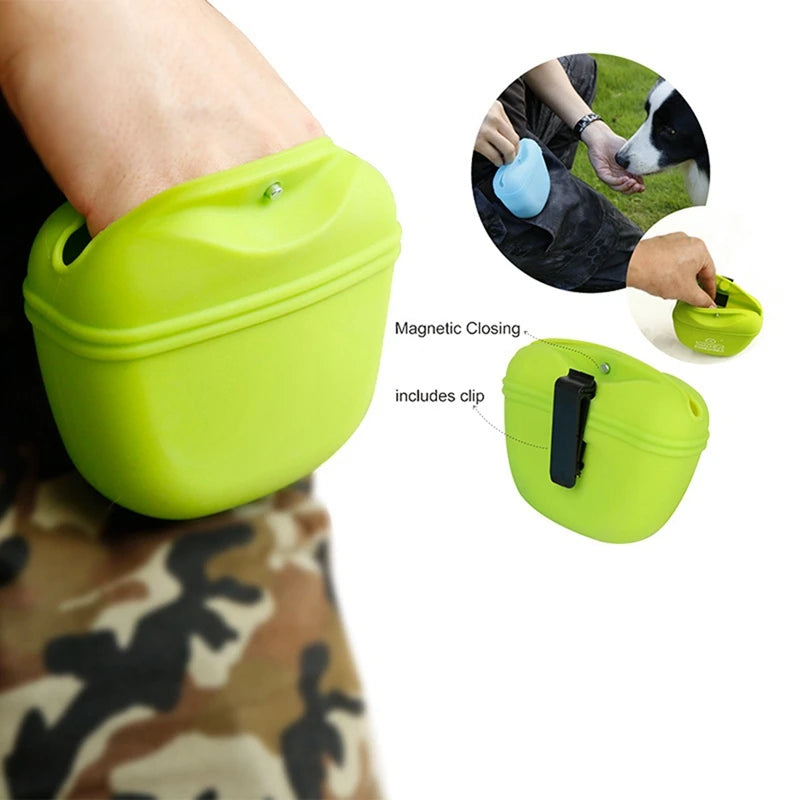 Portable Dog Food Waist Bag – Treat & Snack Pouch