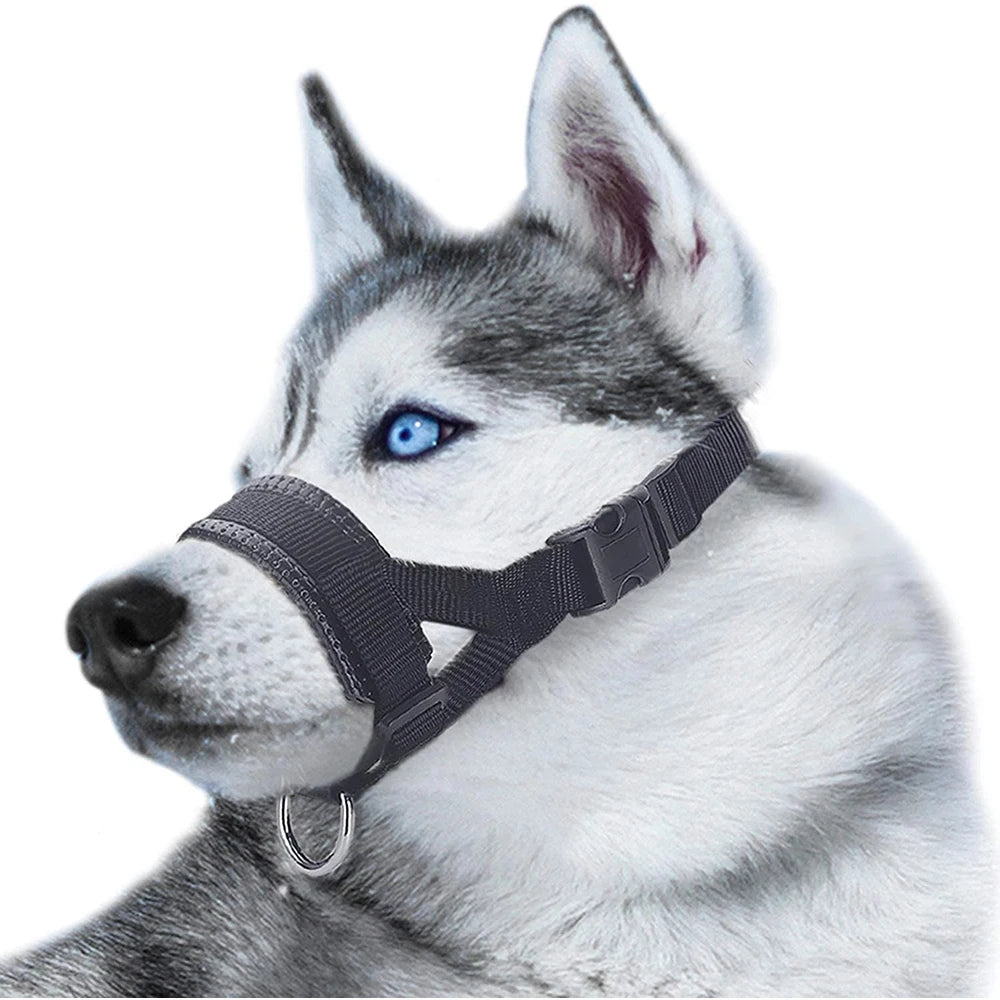 Adjustable Soft Dog Muzzle – Anti-Barking & Bite Prevention