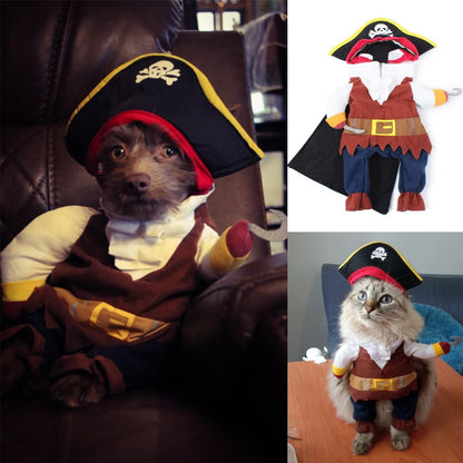 Halloween Pirate Costume – Cosplay for Small & Medium Pets