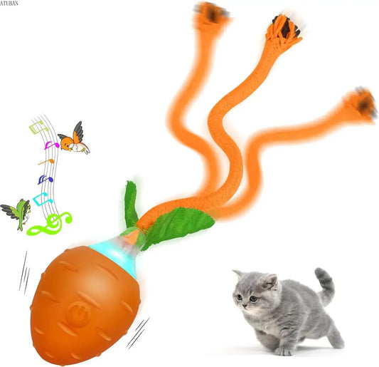 Motion Sensor Cat Rolling Ball – Interactive Teaser Toy V2