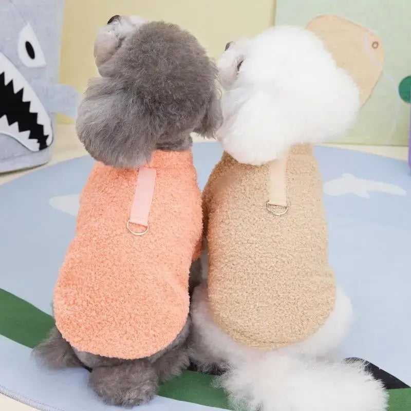 Warm Plush Dog Sweater – Cozy Fleece for Small & Medium Pets