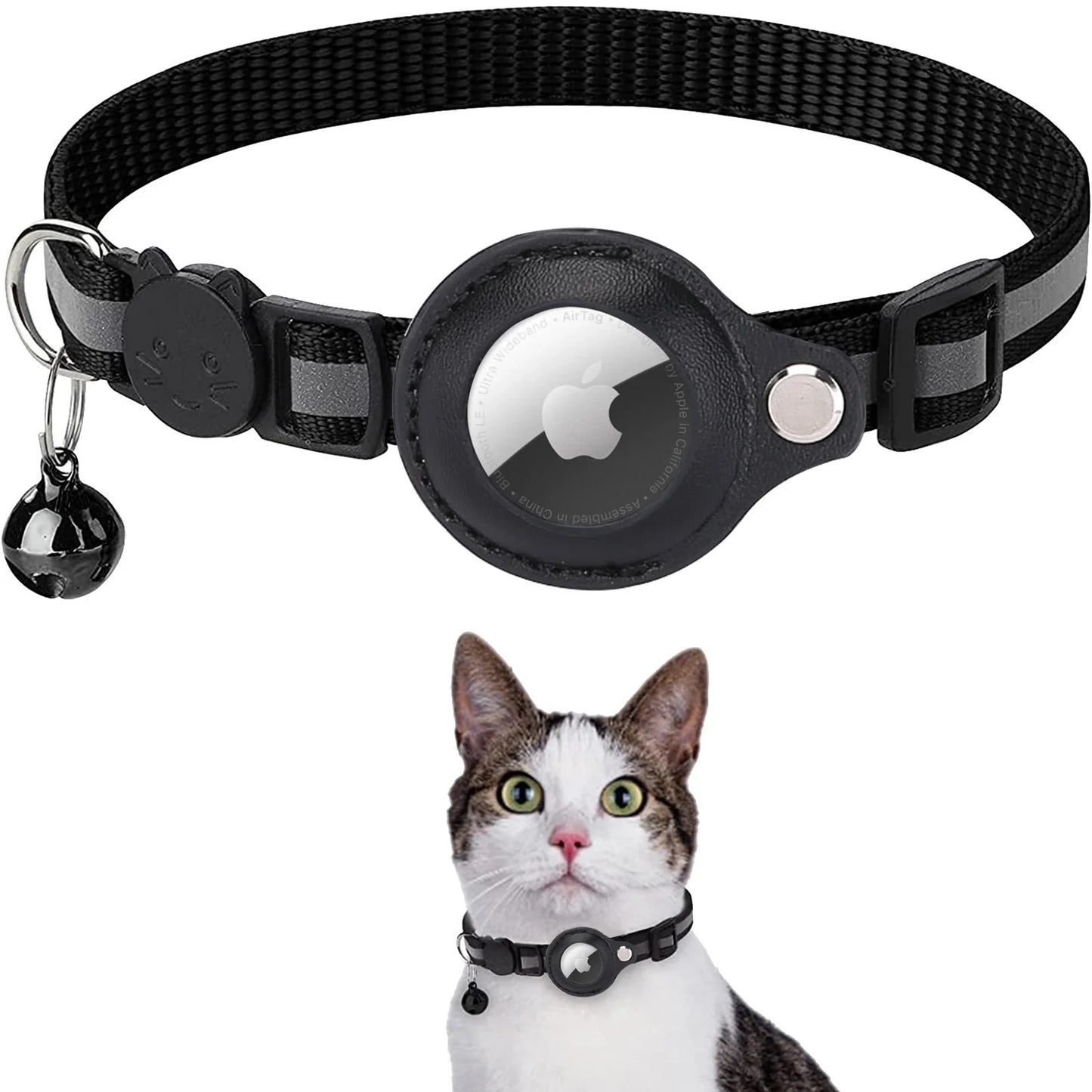 Reflective Airtag Collar for Cats – Protective & Secure