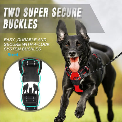 Reflective No Pull Dog Harness – Front Clip & Easy Control