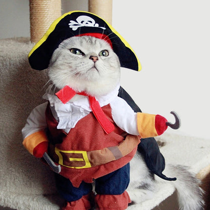 Halloween Pirate Costume – Cosplay for Small & Medium Pets