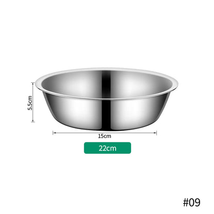 Stainless Steel Pet Bowl – Durable Large Capacity Feeder