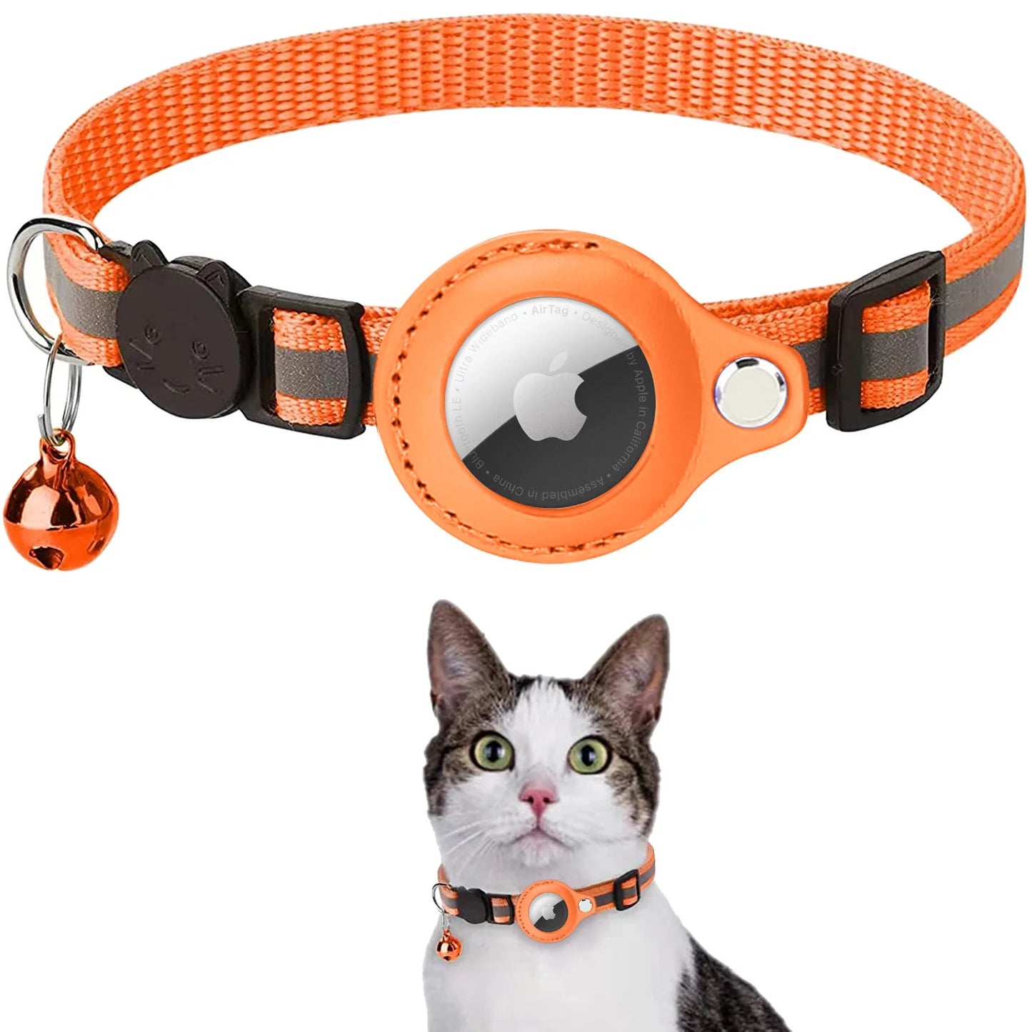 Reflective Airtag Collar for Cats – Protective & Secure