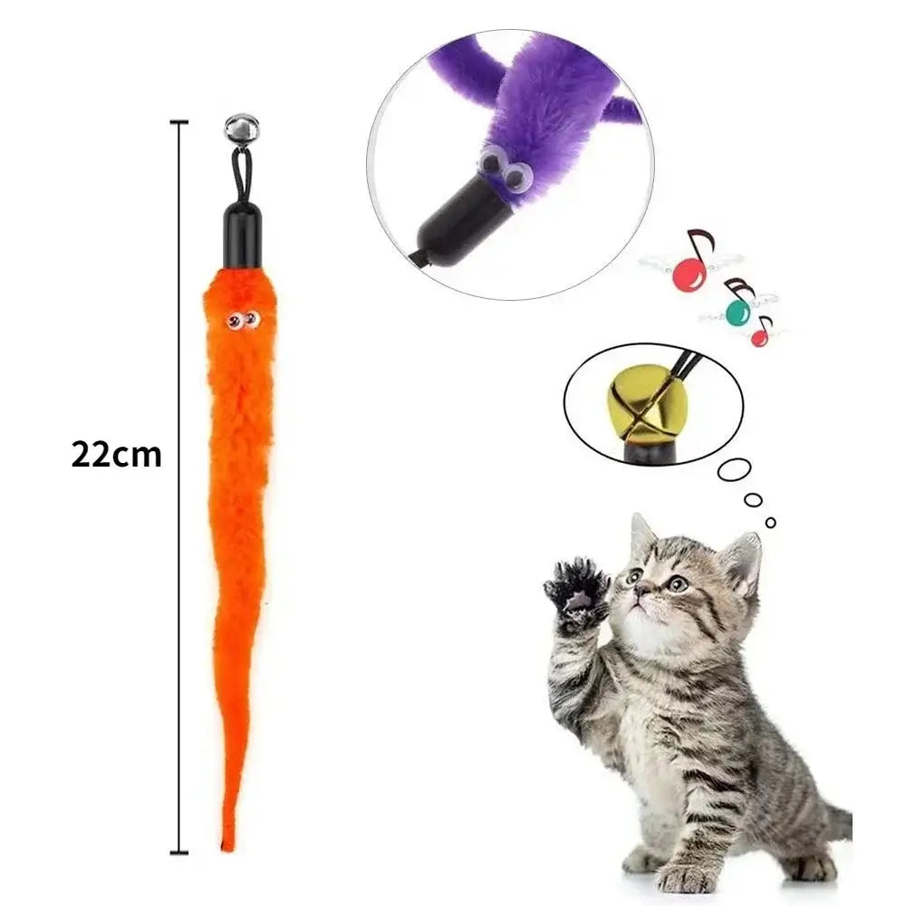 Multi Optional Feather Toys & Poles for Cats