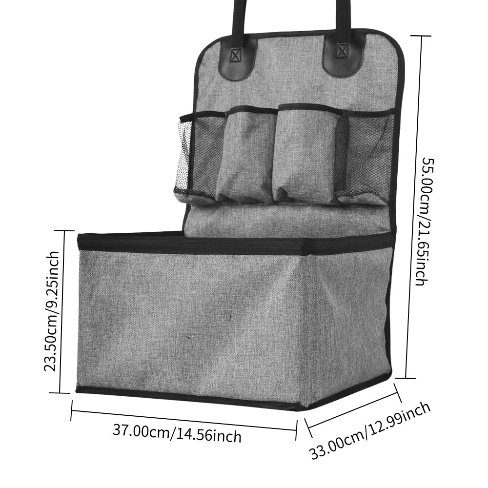 Dog Car Seat – Compact with Storage Pockets