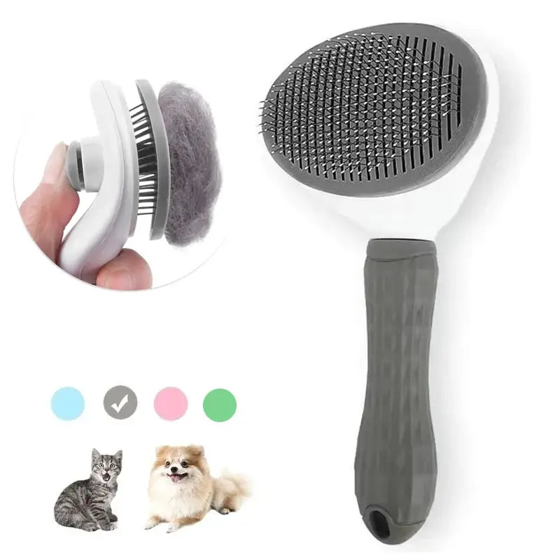 Hair Remover Brush for Dogs and Cats with Non-Slip Grip