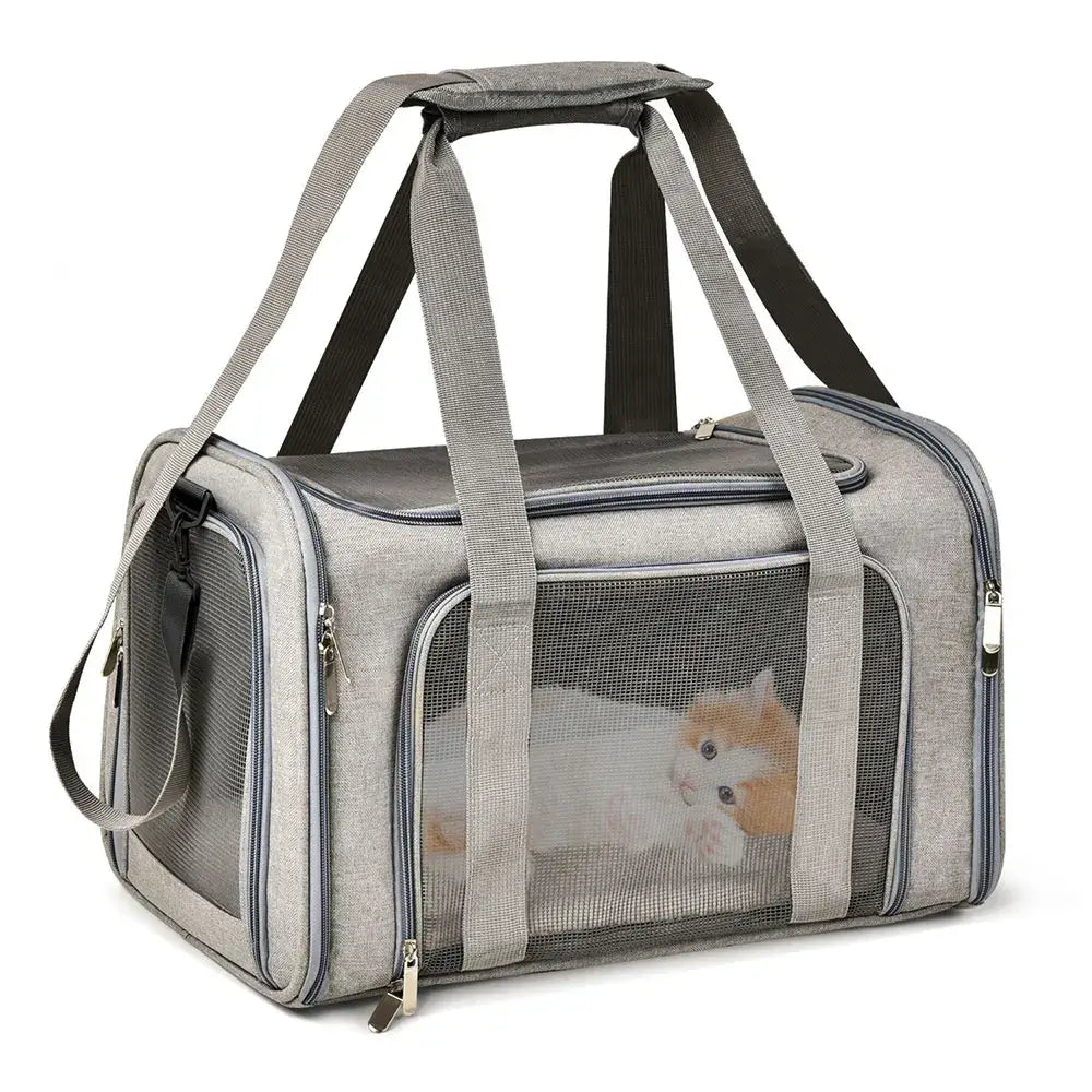 Pet Carrier Bag – Soft-Sided Backpack for Small Pets