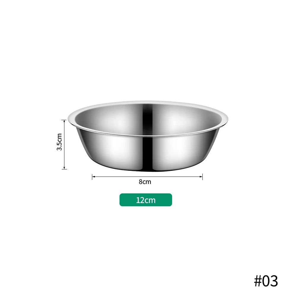 Stainless Steel Pet Bowl – Durable Large Capacity Feeder