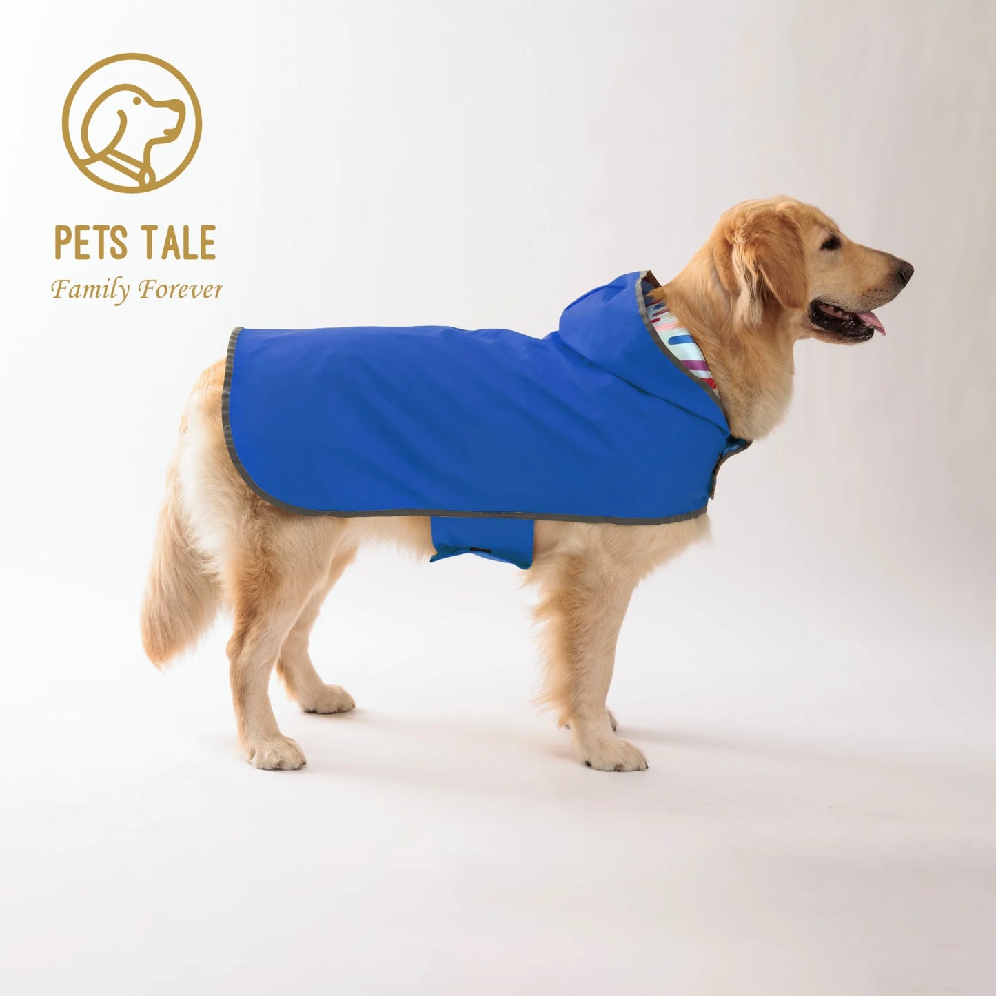 Reversible Dog Raincoat – Double-Layer Stylish Protection