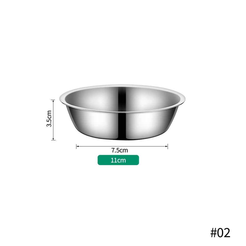 Stainless Steel Pet Bowl – Durable Large Capacity Feeder