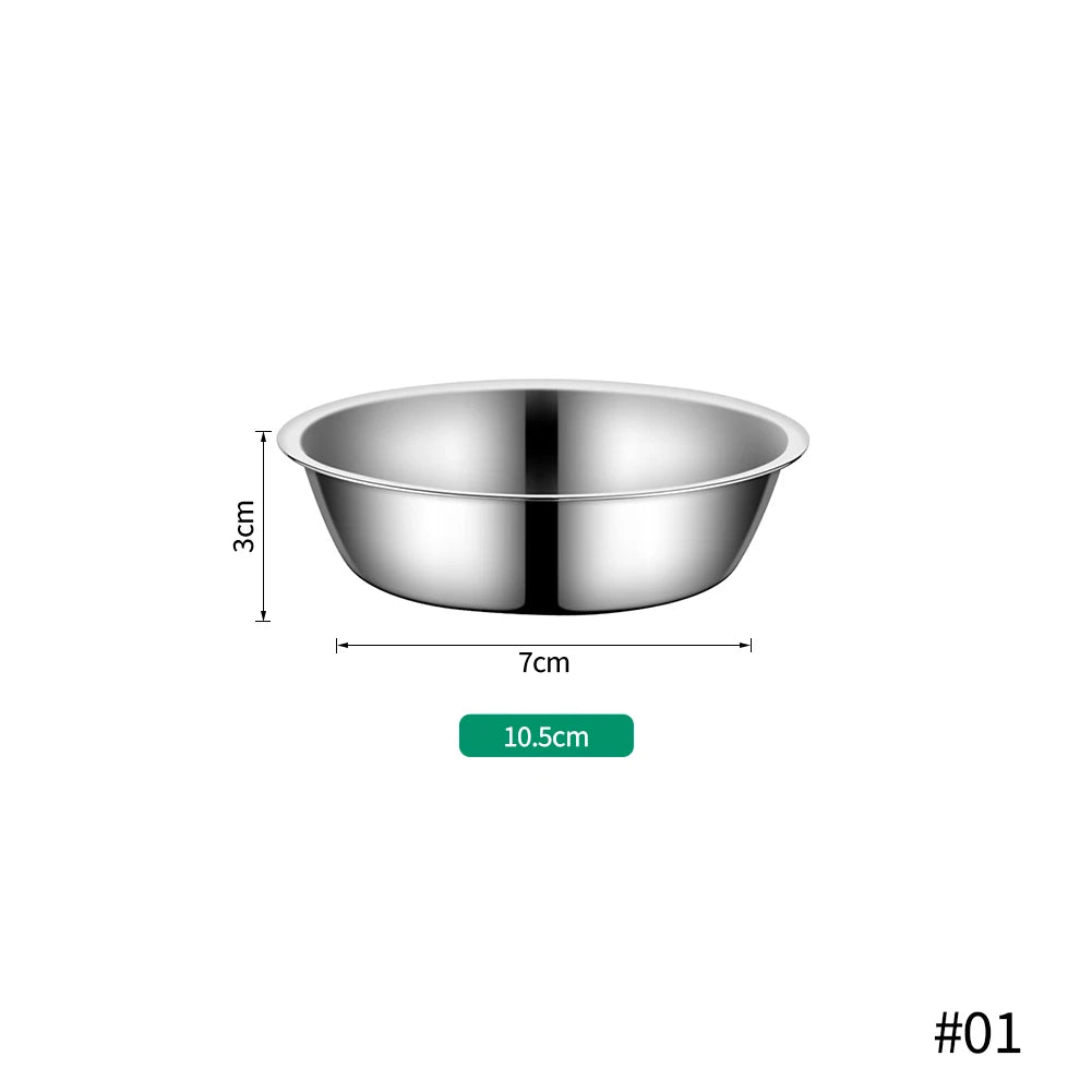 Stainless Steel Pet Bowl – Durable Large Capacity Feeder