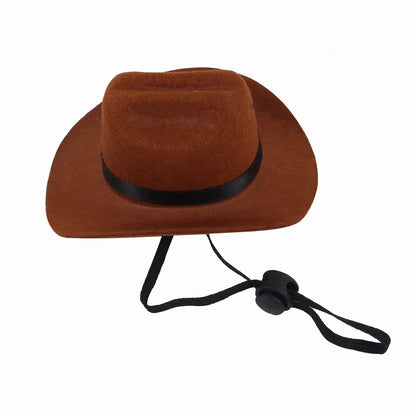 Adjustable Cowboy Hat for Cats and Dogs