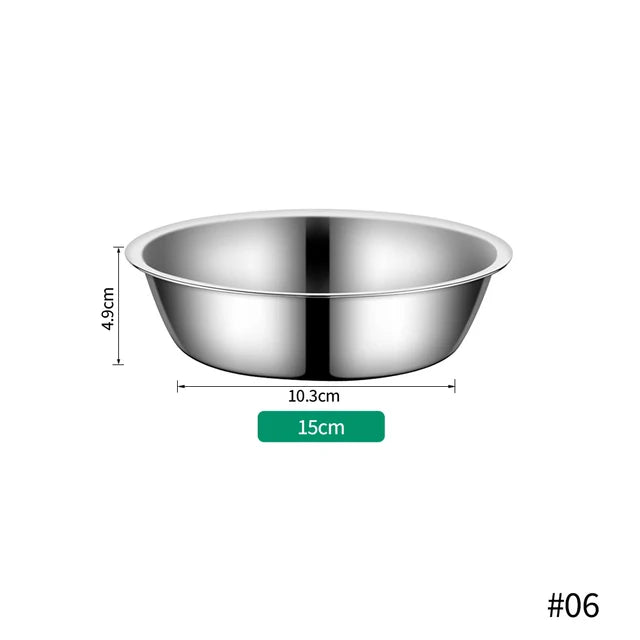 Stainless Steel Pet Bowl – Durable Large Capacity Feeder