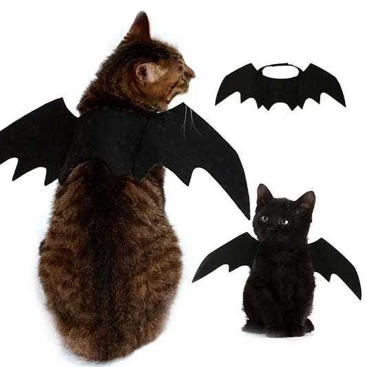 Halloween Bat Wings Costume - Cosplay Harness for Pets