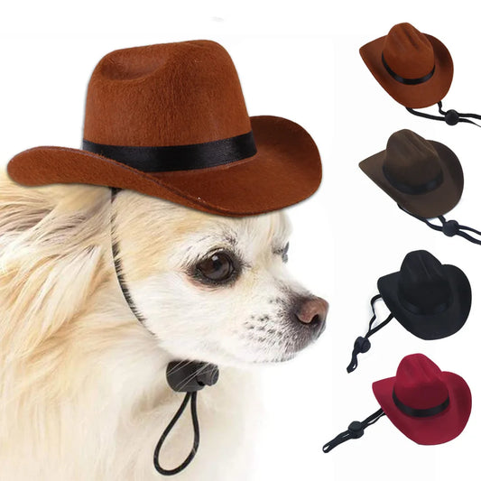 Adjustable Cowboy Hat for Cats and Dogs