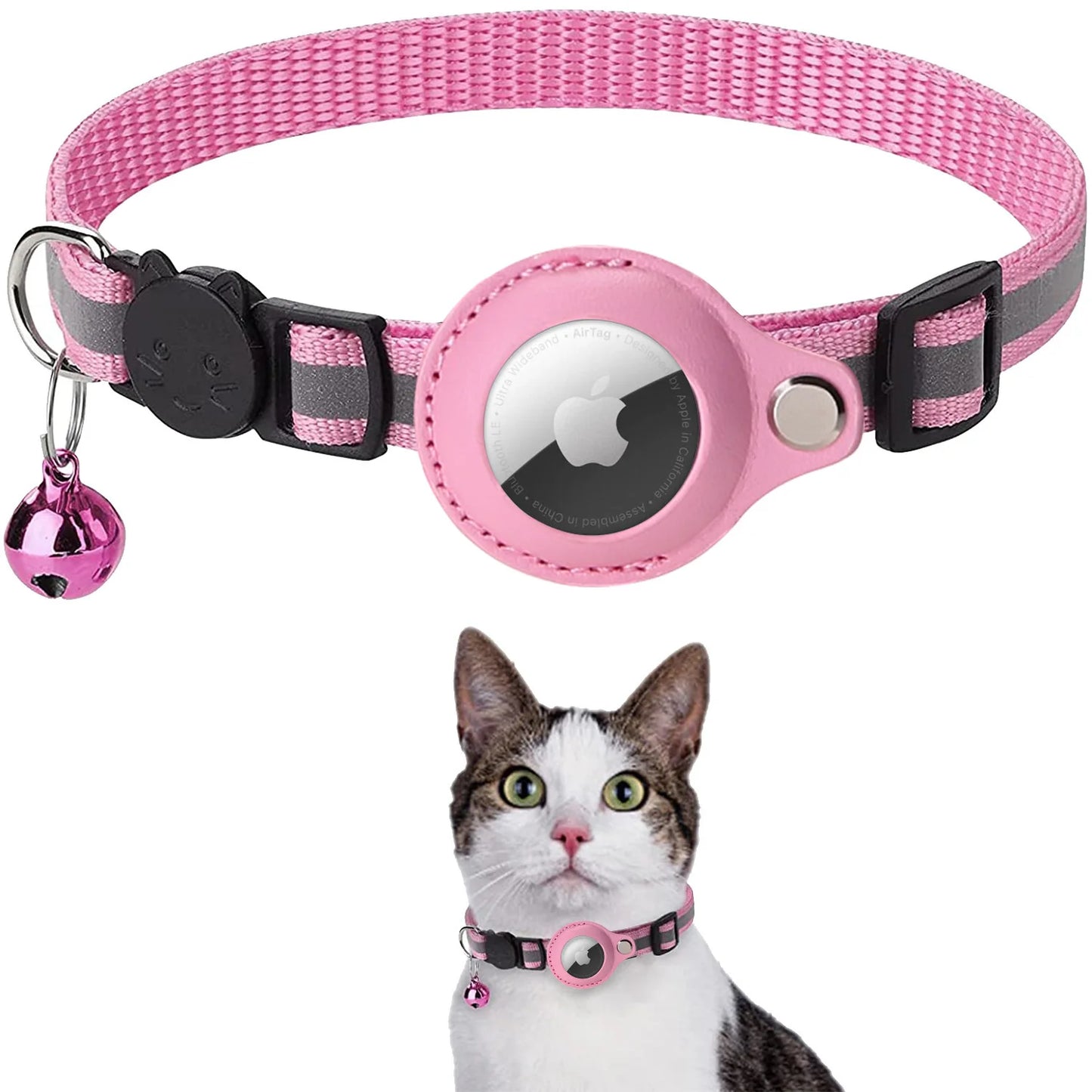 Reflective Airtag Collar for Cats – Protective & Secure