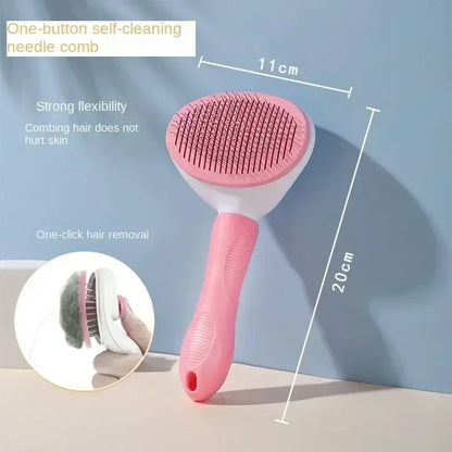 Hair Remover Brush for Dogs and Cats with Non-Slip Grip