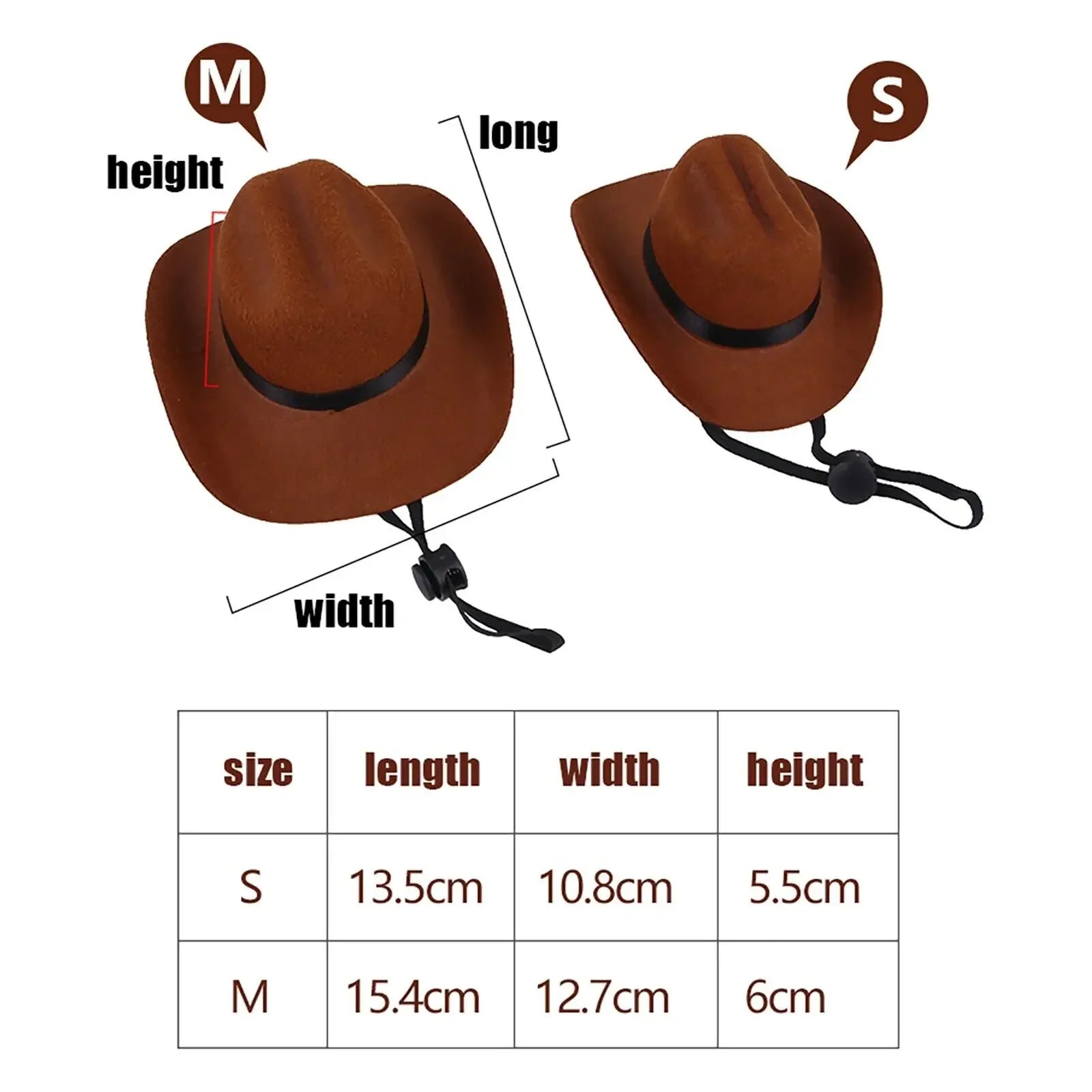 Adjustable Cowboy Hat for Cats and Dogs