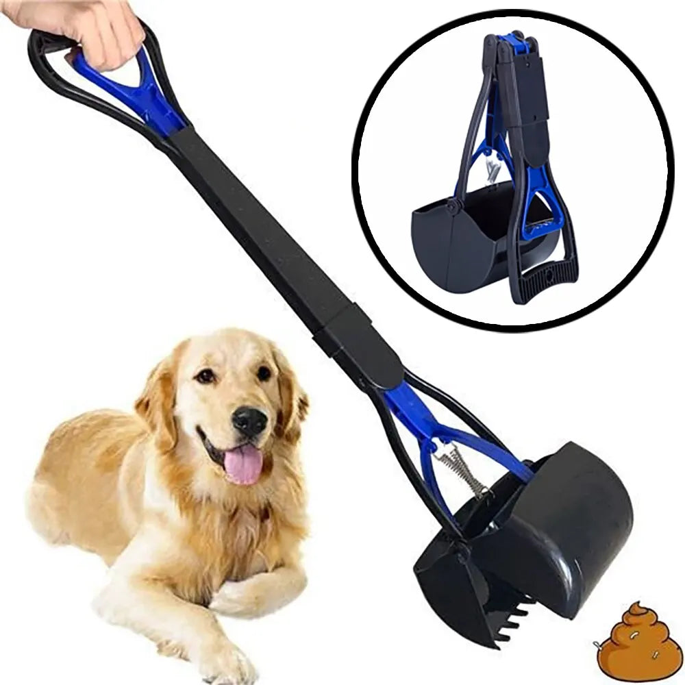 Long-Handle Pooper Scooper – Easy Waste Cleanup for Pets