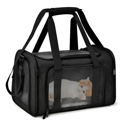 Pet Carrier Bag – Soft-Sided Backpack for Small Pets