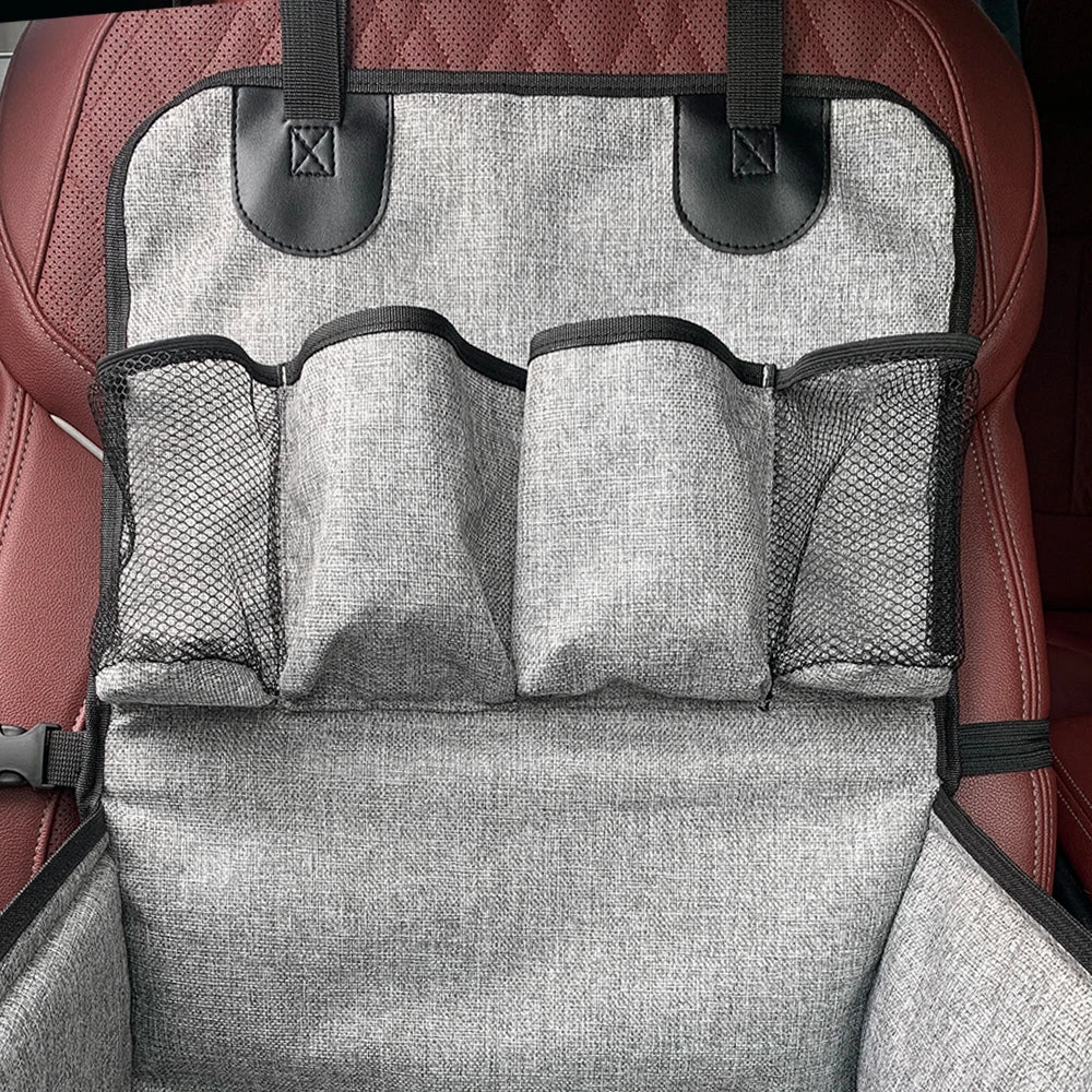 Dog Car Seat – Compact with Storage Pockets