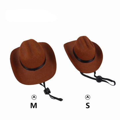 Adjustable Cowboy Hat for Cats and Dogs