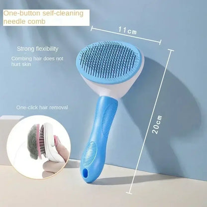 Hair Remover Brush for Dogs and Cats with Non-Slip Grip