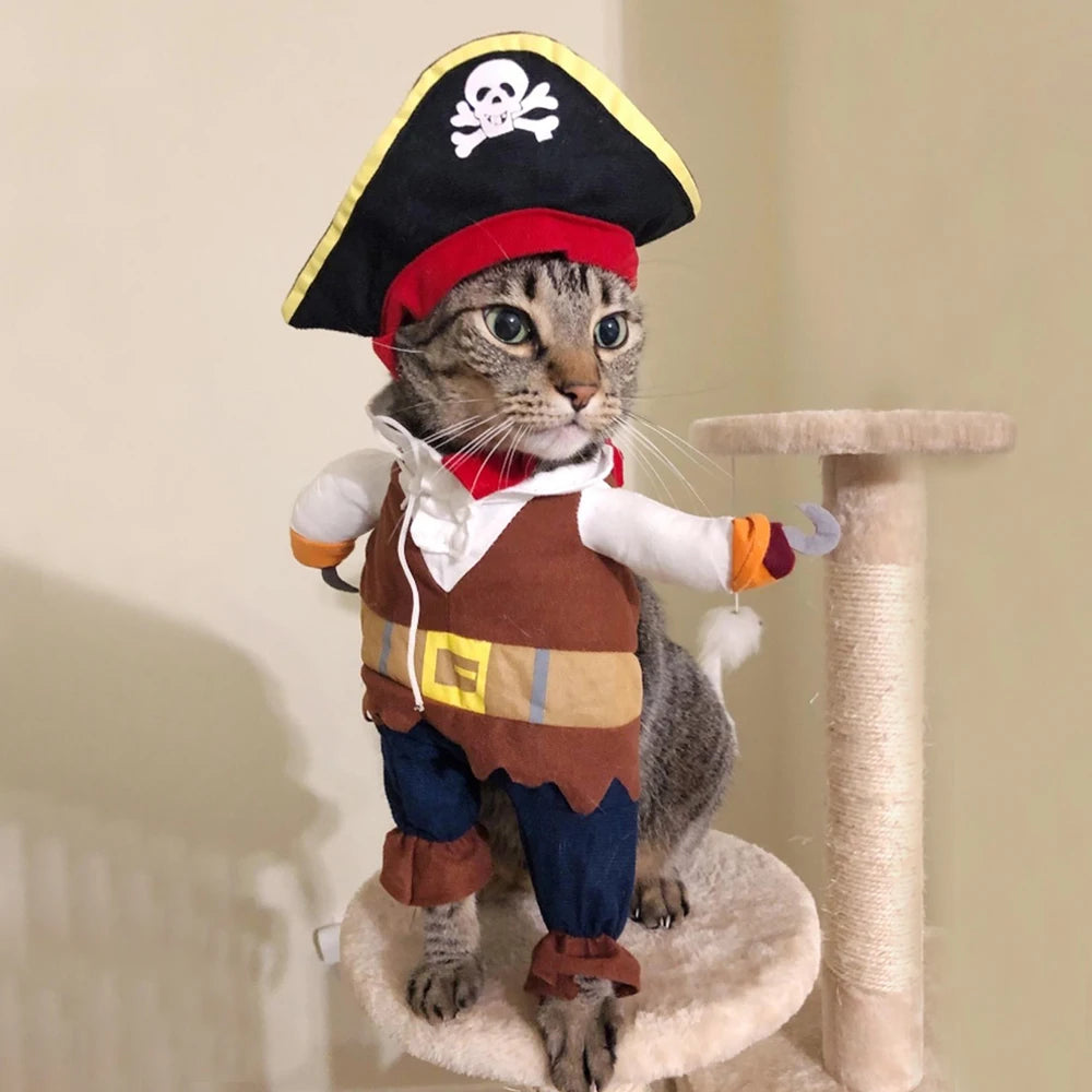 Halloween Pirate Costume – Cosplay for Small & Medium Pets