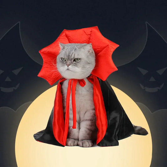 Vampire Cloak for Small Pets – Halloween Cosplay Costume