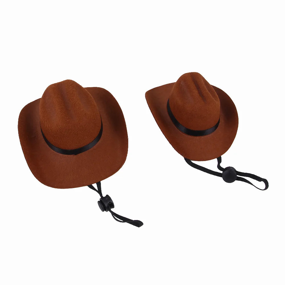 Adjustable Cowboy Hat for Cats and Dogs