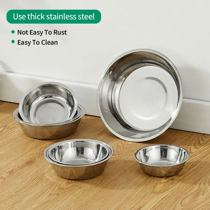 Stainless Steel Pet Bowl – Durable Large Capacity Feeder