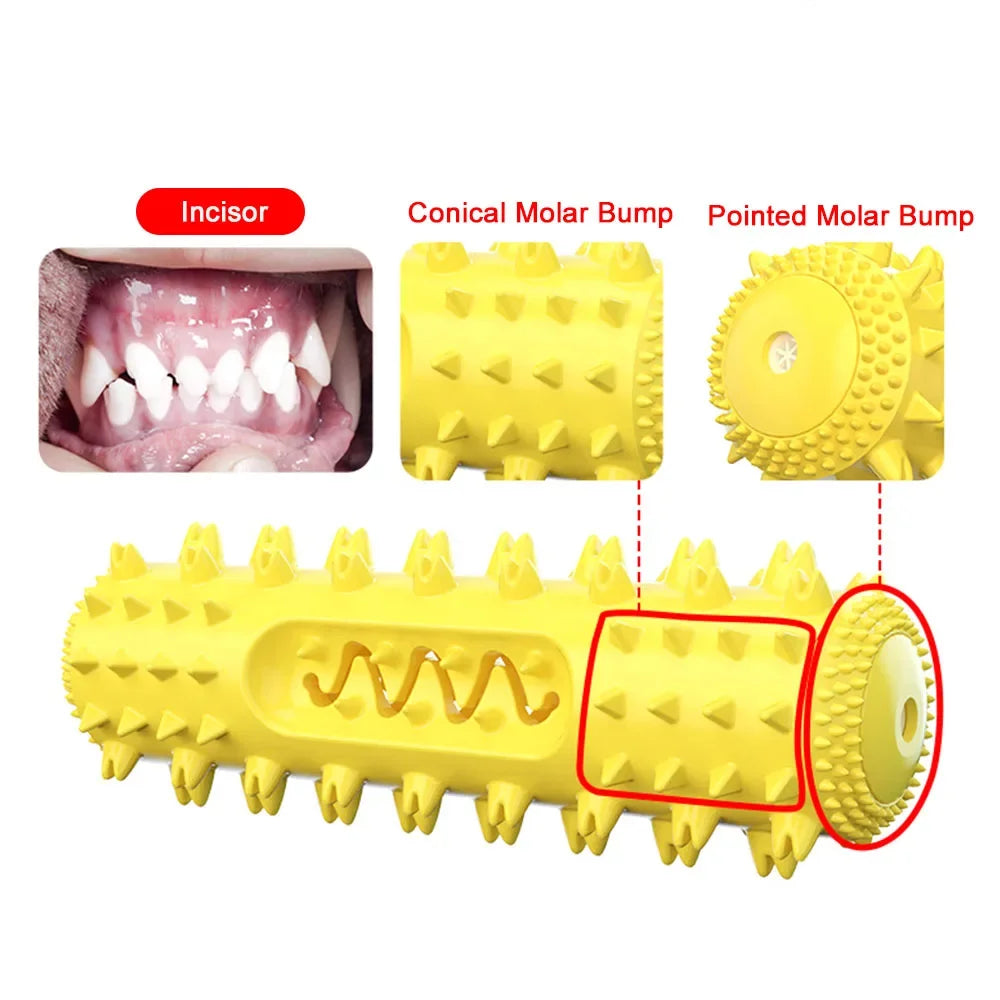 Durable Dog Molar Toothbrush – Soft Chew Toy for Dental Care