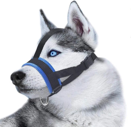 Adjustable Soft Dog Muzzle – Anti-Barking & Bite Prevention