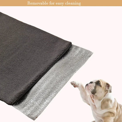 Self-Warming Pet Bed – Soft Thermal Mat for Cats & Dogs