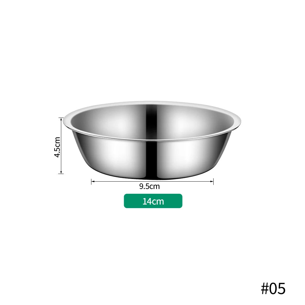 Stainless Steel Pet Bowl – Durable Large Capacity Feeder