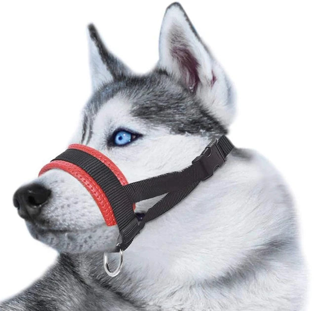 Adjustable Soft Dog Muzzle – Anti-Barking & Bite Prevention