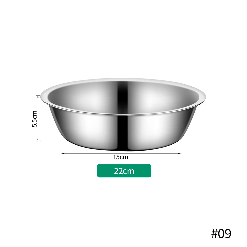 Stainless Steel Pet Bowl – Durable Large Capacity Feeder