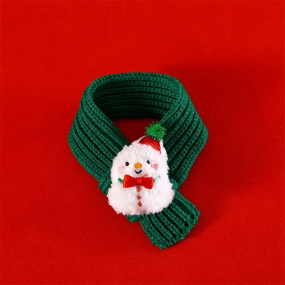 Chirstmas Knitted Pet Scarf & Hat