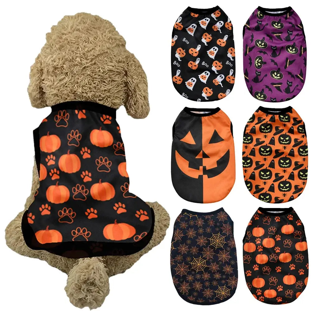 Halloween Dog Party Vest – Sleeveless Costume