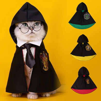 Pet Harry Potter Costume – Halloween Cape for Dogs & Cats