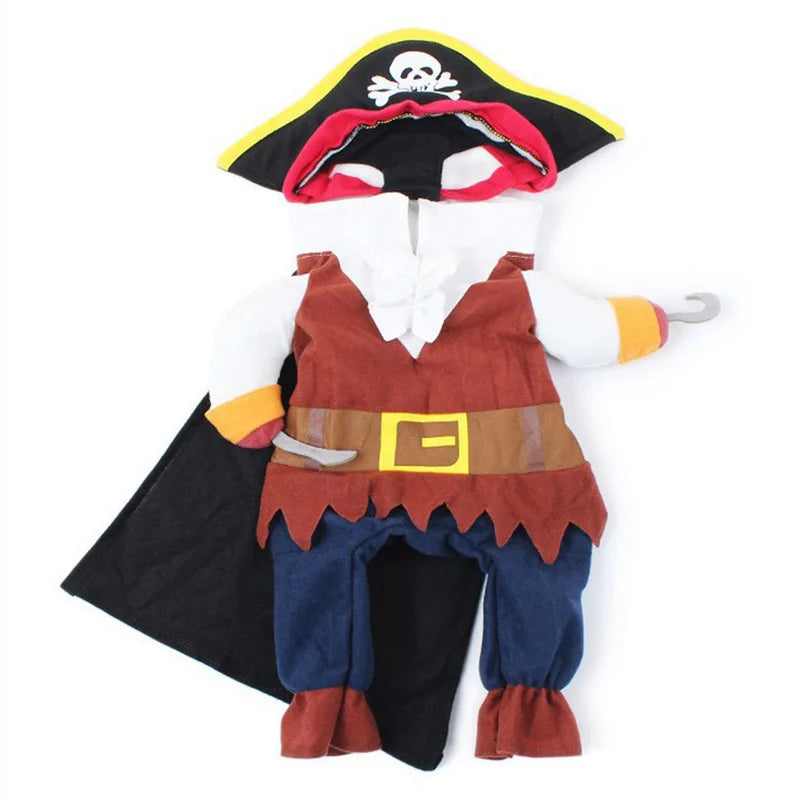 Halloween Pirate Costume – Cosplay for Small & Medium Pets