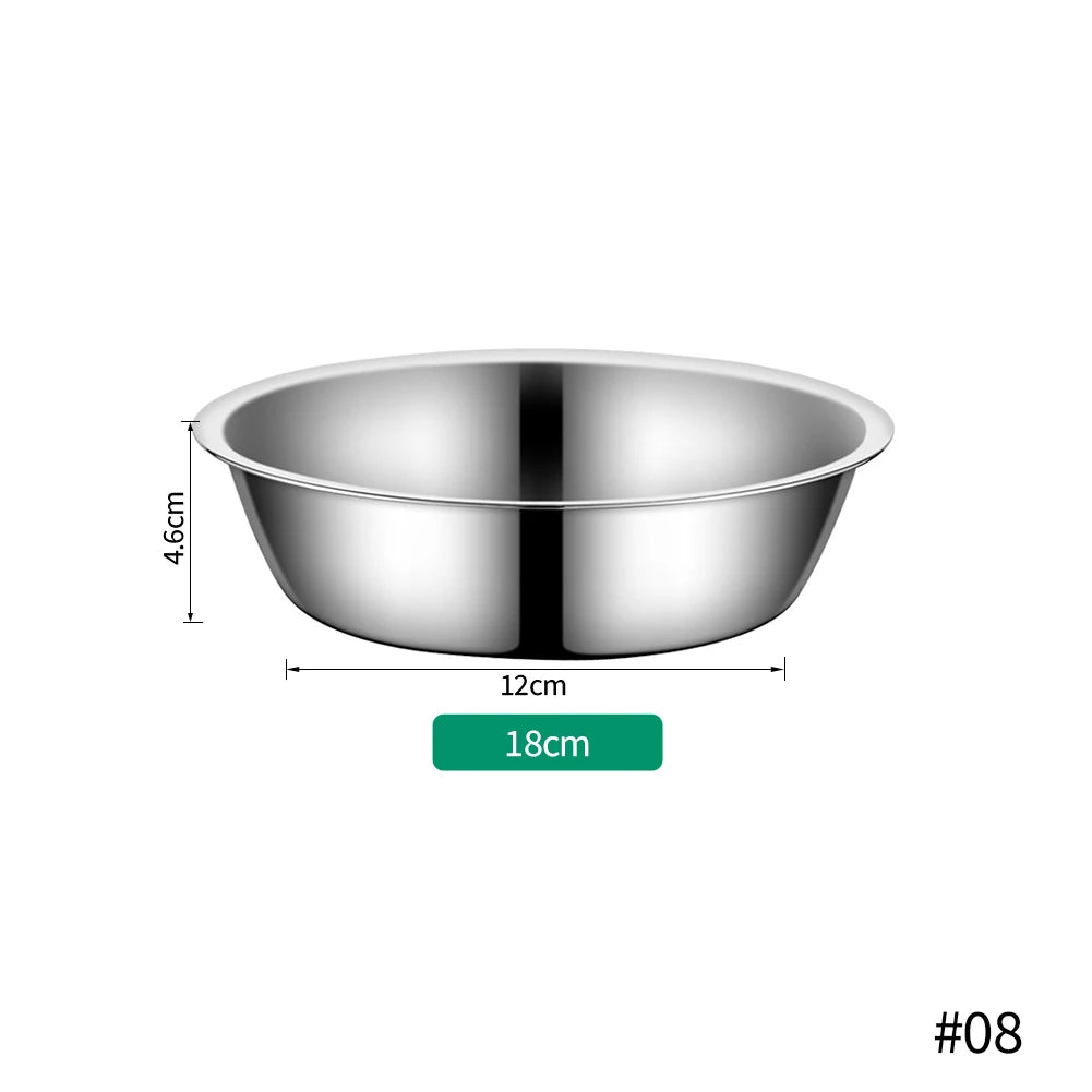 Stainless Steel Pet Bowl – Durable Large Capacity Feeder