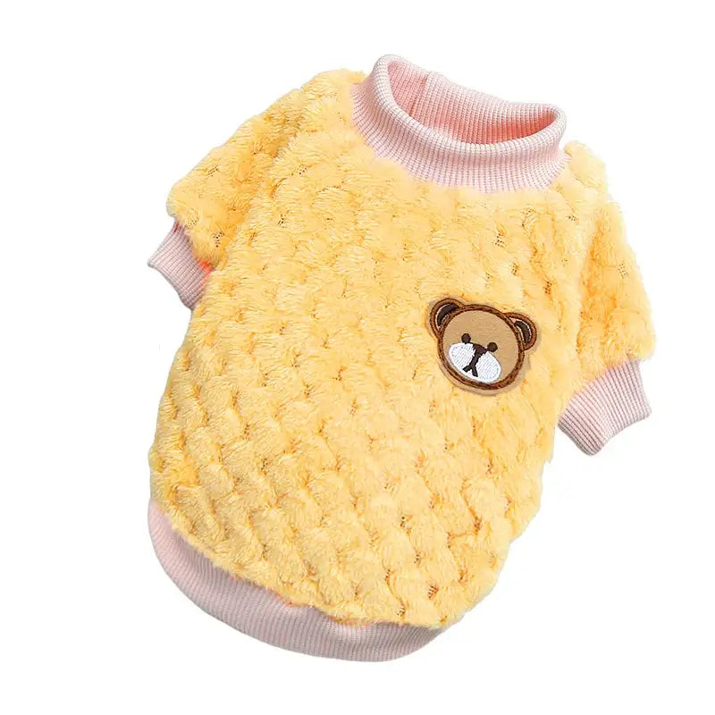 Warm Plush Dog Sweater – Cozy Fleece for Small & Medium Pets