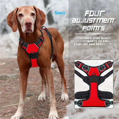 Reflective No Pull Dog Harness – Front Clip & Easy Control